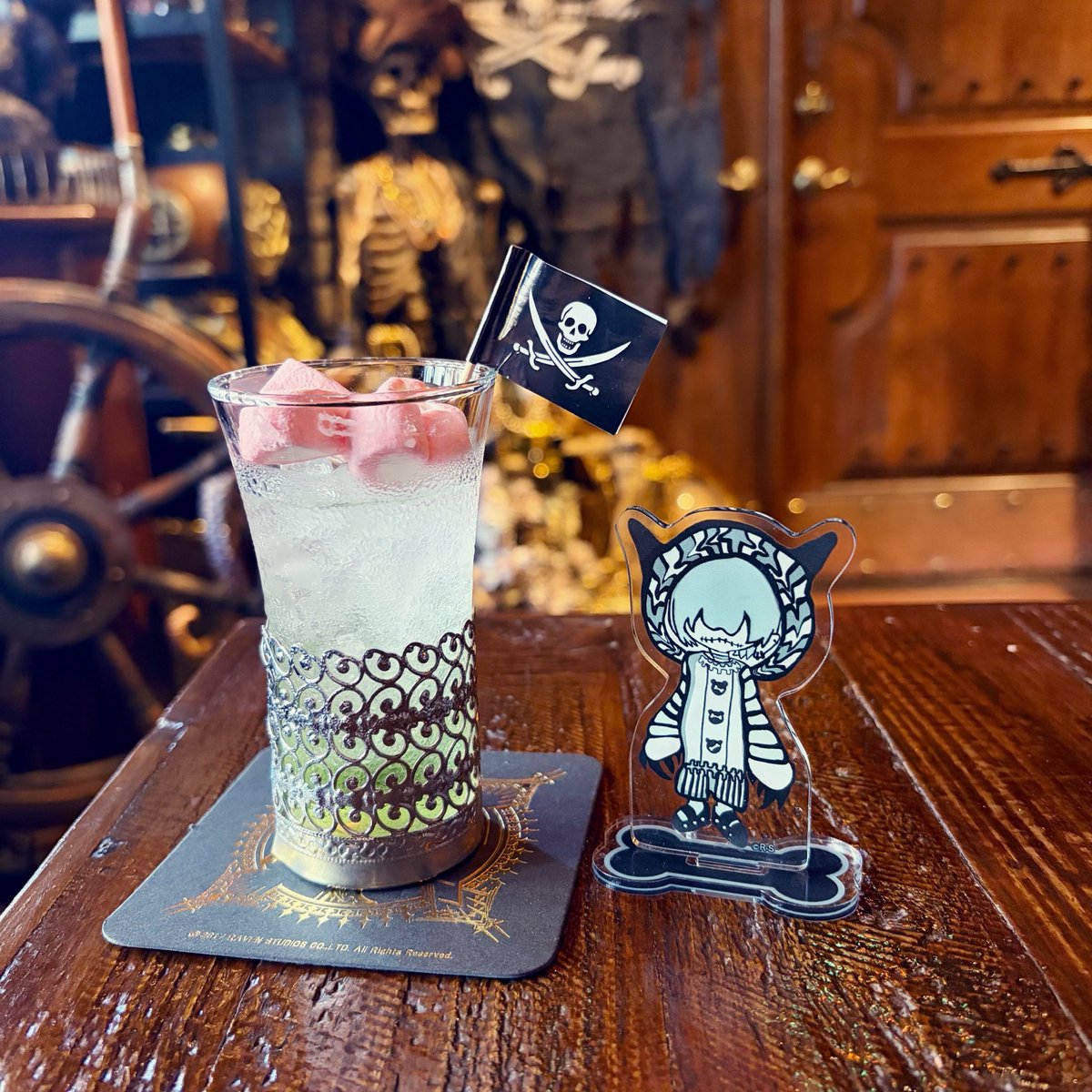 mimi_o412o2nd's tweet photo. パイレーツに染まったchamberさんに
行ってきました‼️🏴☠️
海賊になった気持ちで、楽しかった〜☠✨️
@pon_cotu_riapan @chamberofraven
#破壊骨りあ #_COR #chamberofraven https://t.co/9lABTXivX7
