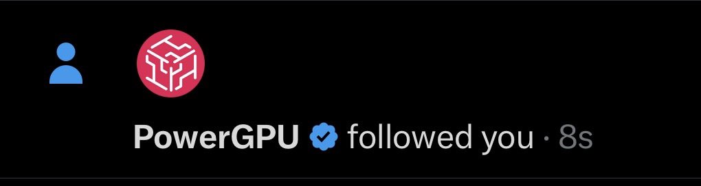 PowerGPU tweet media