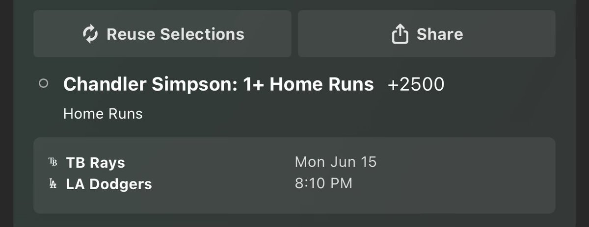 CallMeMissJA's tweet photo. @ulxrare what you think about Chandler Simpson?? His odds are ridiculously high every damn day!!! He has to go at some point. https://t.co/AuPyo29KaX