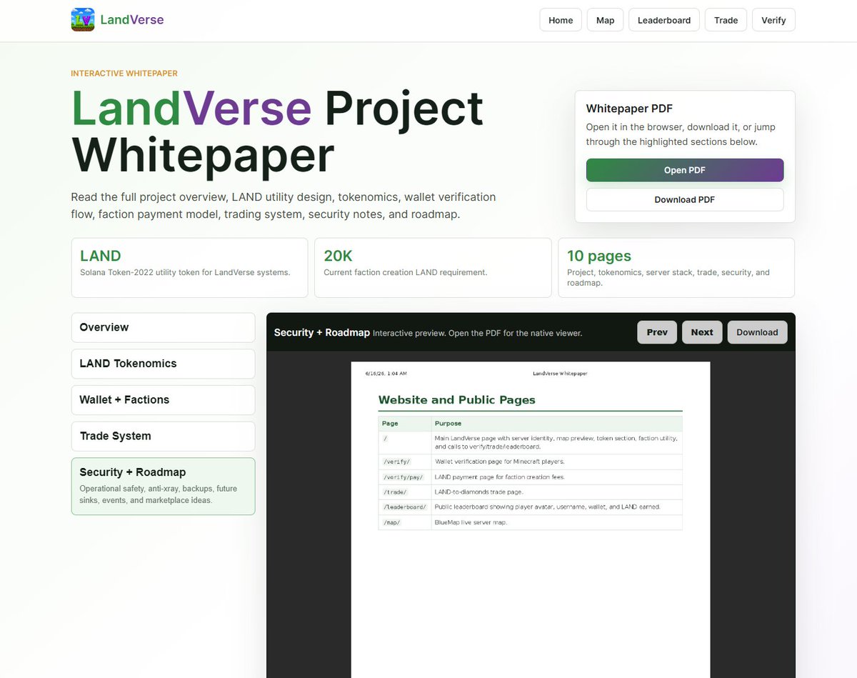 LandVerse tweet media