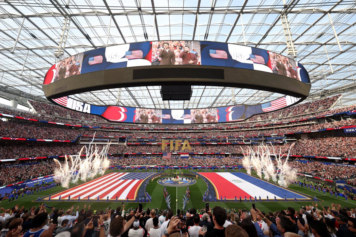 goodboystocks's tweet photo. @LeneFromNorway @WolfRMFC Why are you trying to undermine the efforts of the millions of people that were involved in building these amazing stadiums? I, along with everyone else watching the 2026 World Cup, can appreciate all athletes, while also giving credit to the beautiful and “magnificent” stadiums https://t.co/bp1gSWn8Dl