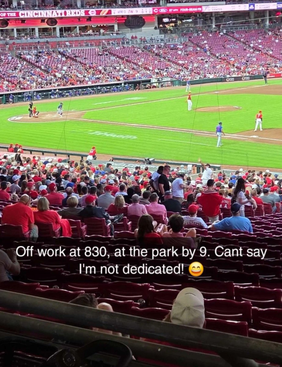 jacupson's tweet photo. Weather was too perfect to pass up. #GABP #Reds https://t.co/k0gj4Wao6u