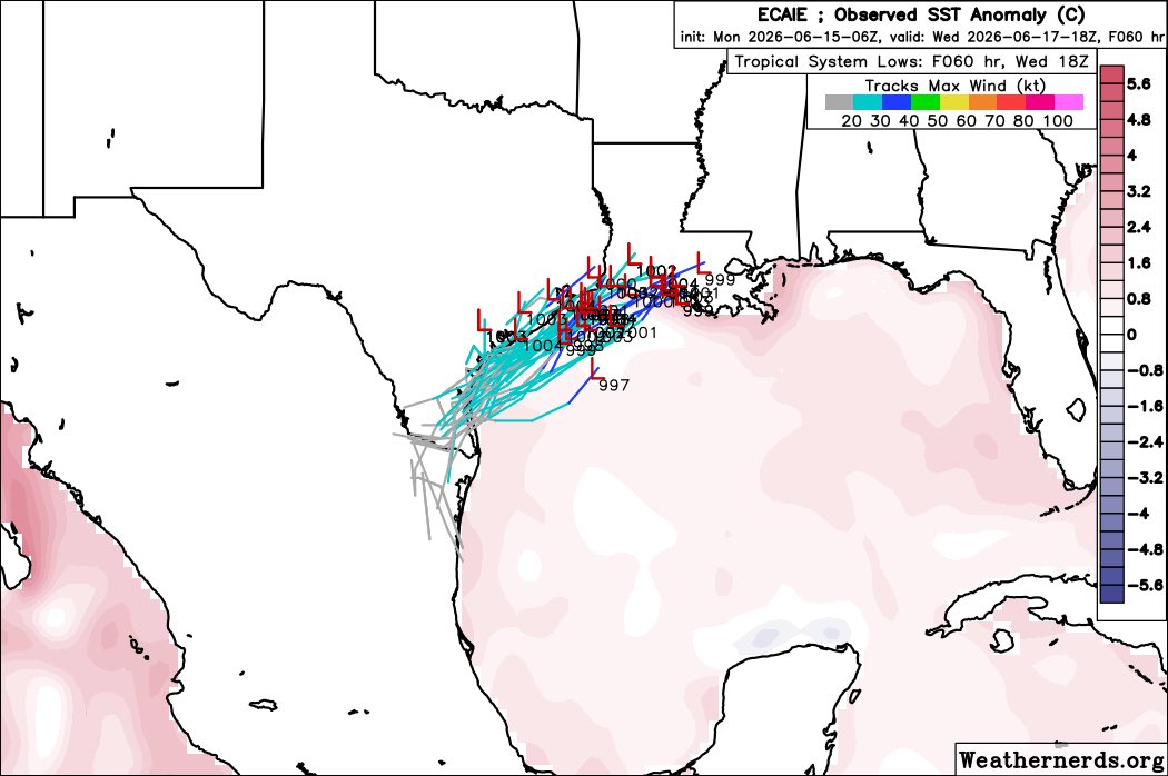 ZackFradellaWx's tweet photo. More concerned about South LA being the bullseye of heaviest rain with this storm. Weak storms trend east as the wind shear displaces the heaviest rain east. This could bullseye some portion of South LA for a significant rain event. Watch the trends as this comes off Texas #lawx https://t.co/EXj3mBMzAJ