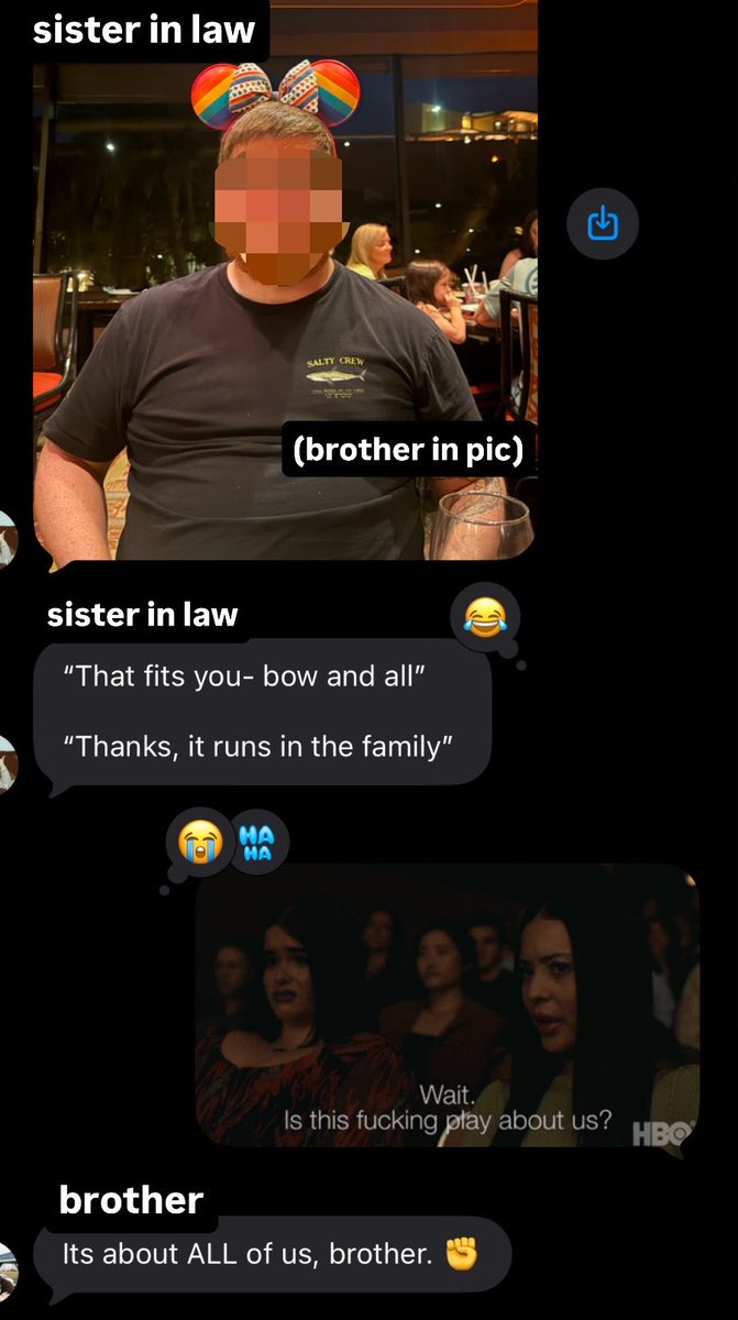 Iittleforest's tweet photo. unfortunately sometimes your straight brother is the one that makes the funniest gay jokes https://t.co/yyM70V1HBX