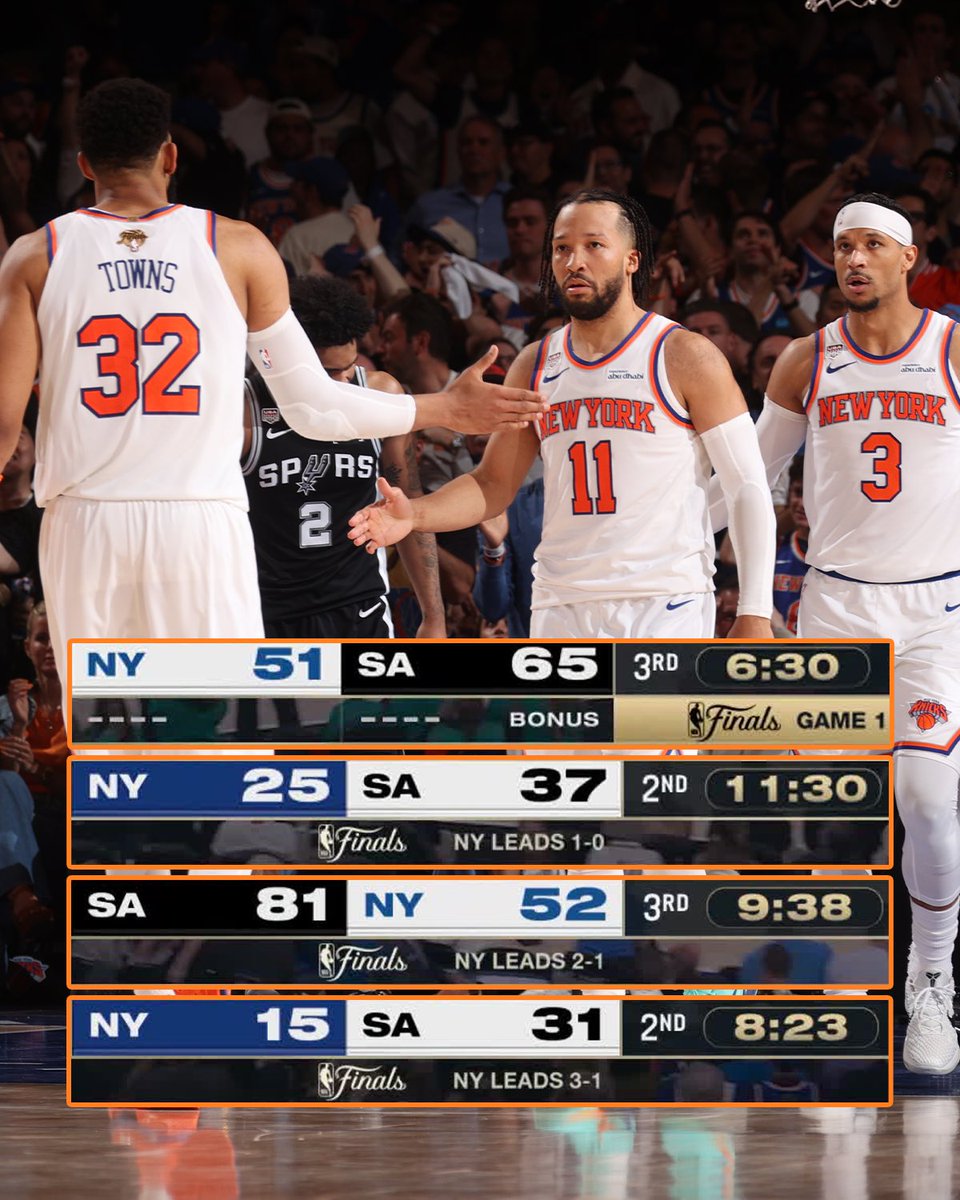 NBAonNBC's tweet photo. Somehow the Knicks came back and won ALL of these games. 🤯 https://t.co/jtpxKpXEU6