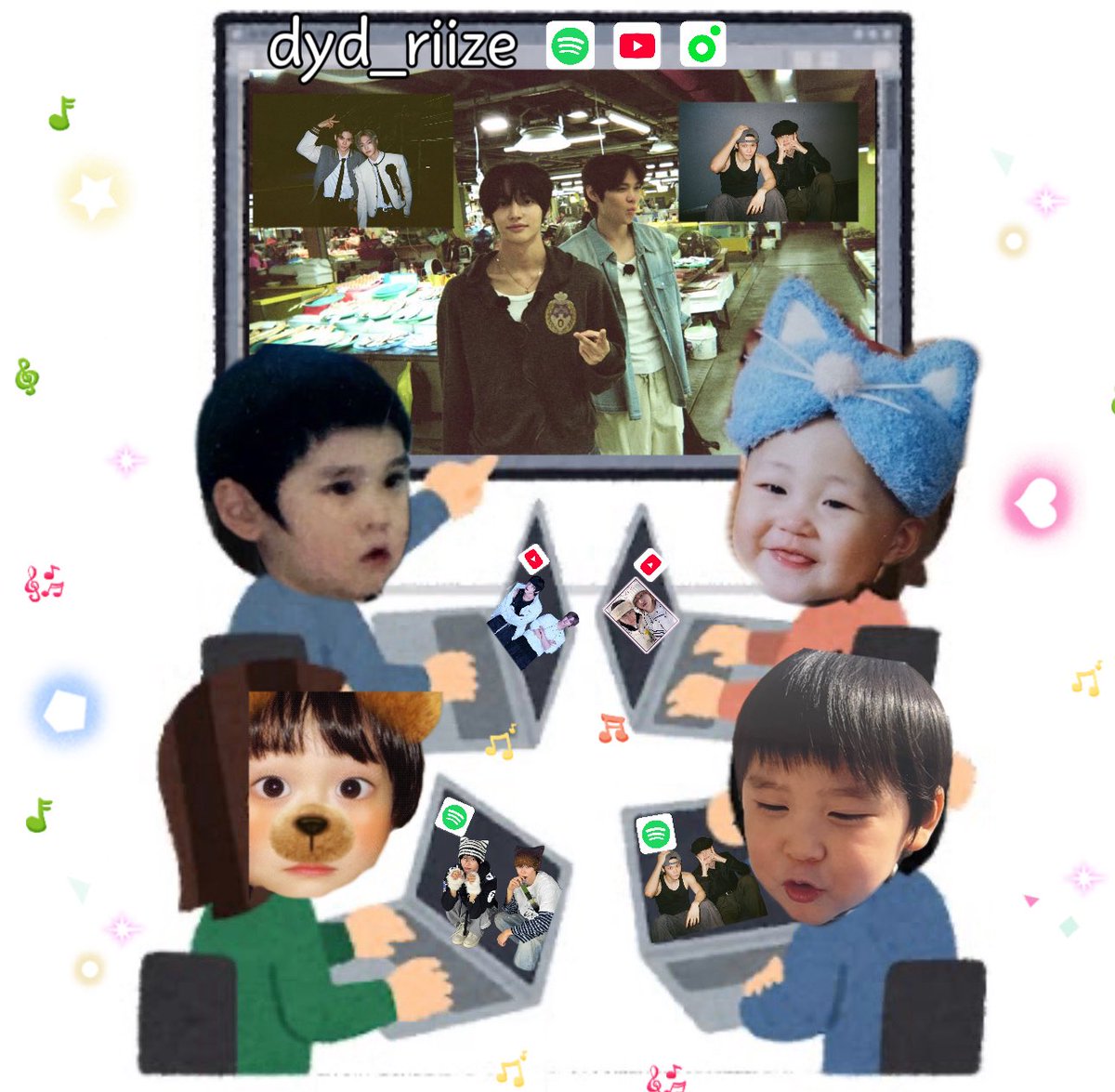 pickhywk's tweet photo. #ทีมหินเบ้บ โดนเรียกปาชุมทีม ٩(ˊᗜˋ*)و ♡

🎧ྀི˙ https://t.co/s9WtHwhd4t

#พี่สาวปั่นสตรีมน้องข้าว 
#RIIZE_dyd https://t.co/vK96fGjSTk