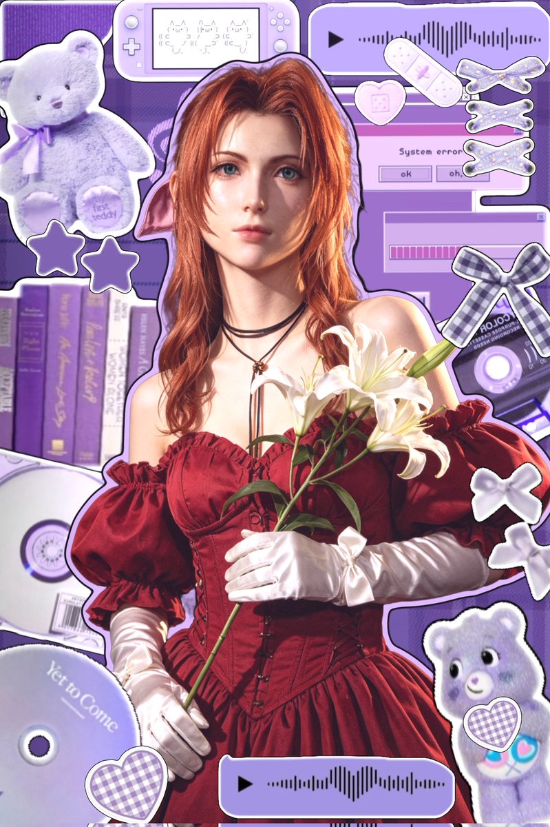 peachesosoy's tweet photo. #Aerith https://t.co/BsJA8O1RTK