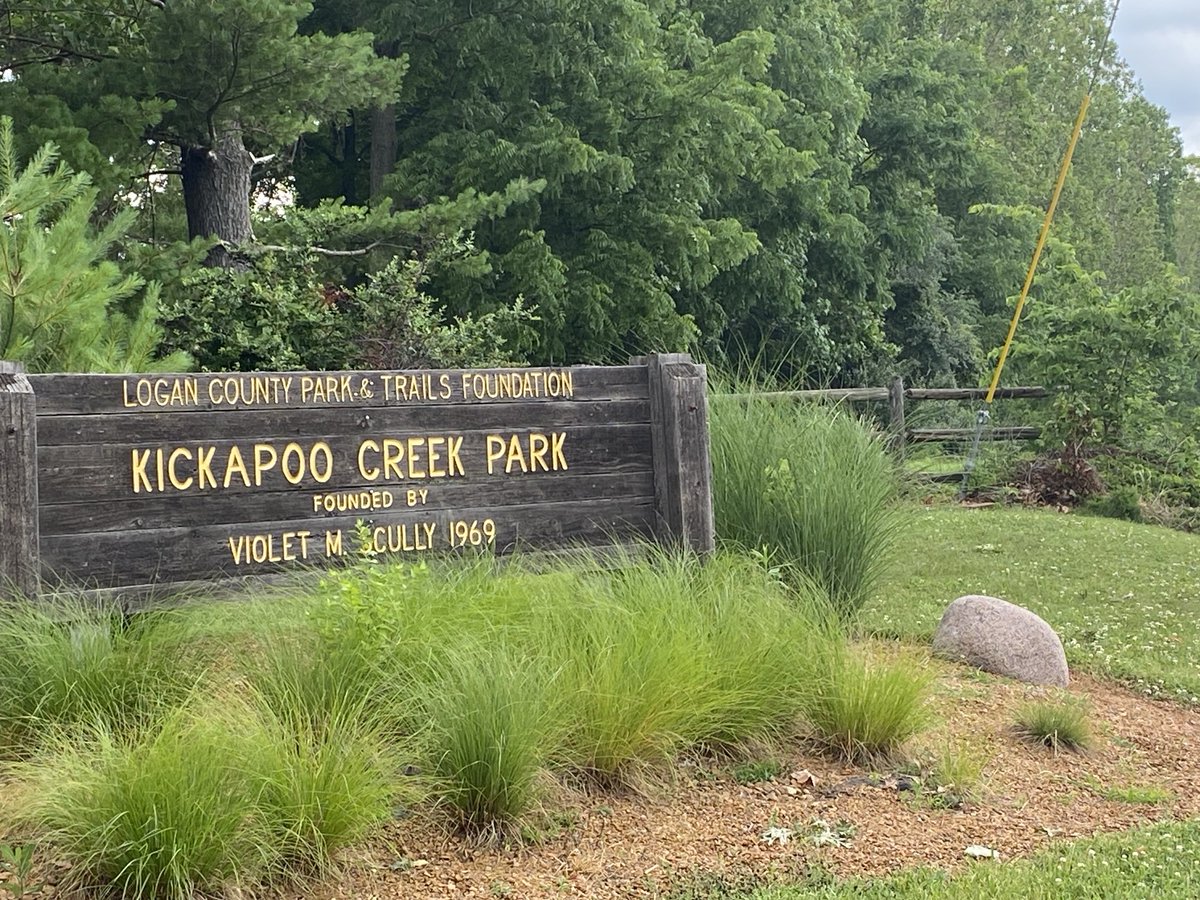 pastormercier's tweet photo. Kickapoo Creek Park in Lincoln, IL sits on land that was originally a major 1700s settlement for the Kickapoo Indian Tribe and the site where pioneer Ann Gilham was held captive in 1790. Today, the 160-acre site is protected by the Logan County Park &amp; Trails Foundation! https://t.co/Ka4PquoCOe
