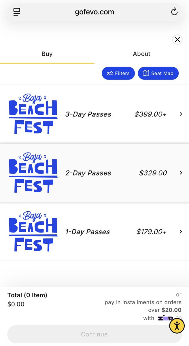 Baja_FanUpdates's tweet photo. New payment plan available with zip @BajaBeachFest 
#bajabeachfest #mexico #keniaos #festival #johnsummit #deorro #3BALLMTY https://t.co/ZM2h445bj3