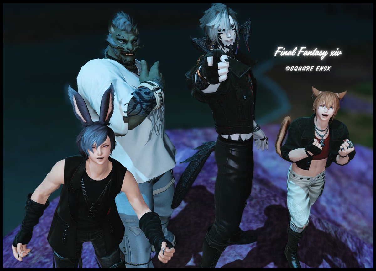 LeoUtsr_FF14's tweet photo. 昨日はキバさんちでおしゃべり会！
サイフォスさん、しゃぴさんとも久々に会った！
このメンツ、なんか空気がぽやぽやしてて良い🥹💕

のんびりおしゃべりしたり、突然マウント見せ合ったり、SS撮ったり。
こういう時間が一番貴重で楽しかったりするよね😌💭

#FF14SS #おはミコ https://t.co/qxNKfrX3Bk