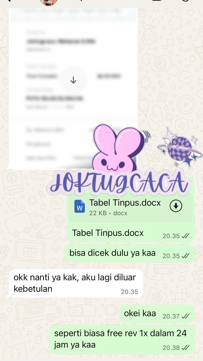 2accJokiTugasCa's tweet photo. 557. humanize ai bahasa inggris 37%-0%✨
558. olah data MRA✨
559. tinpus penelitian terdahulu✨
560. r studio✨ https://t.co/3xne6pdHyi