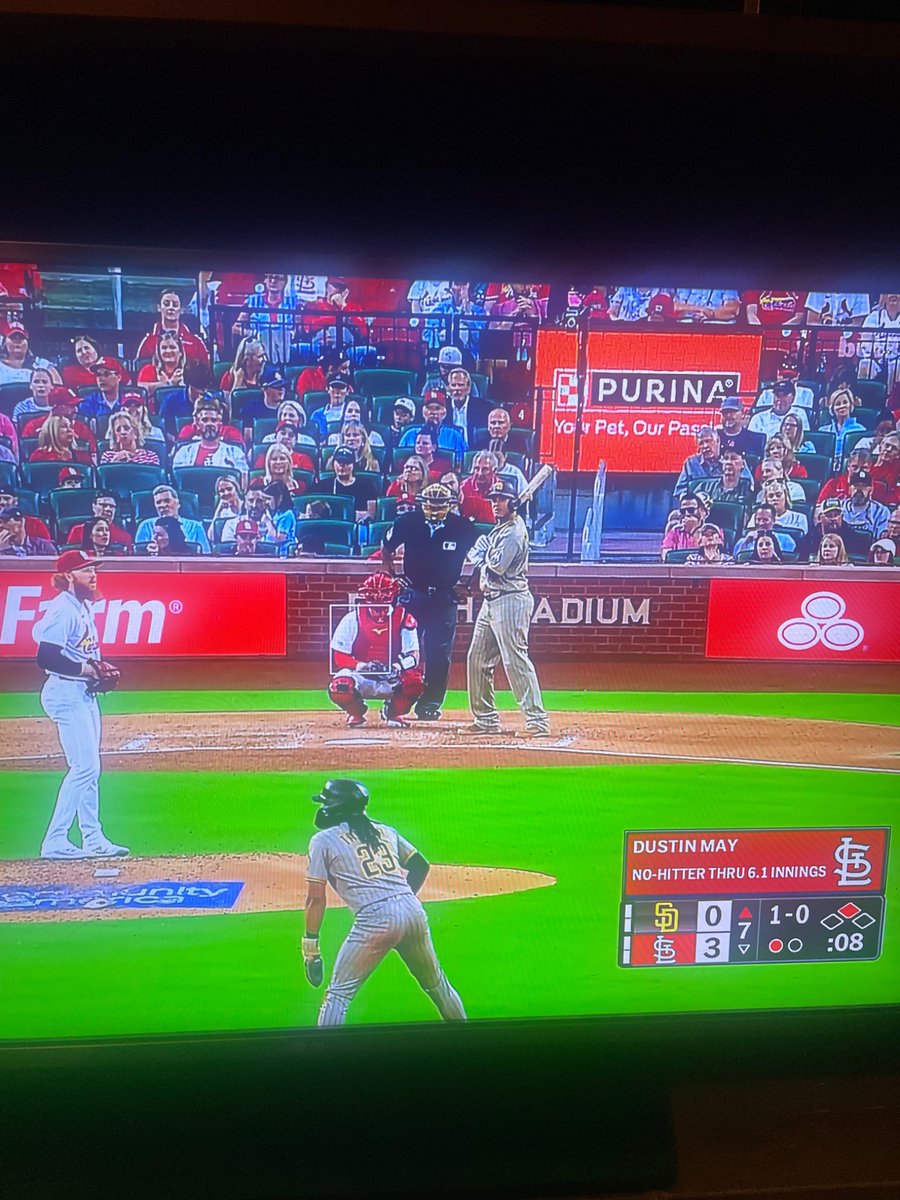 blarcher31's tweet photo. And then he immediately lost the no hit bid because of this. I’m furious @Cardinals https://t.co/I2Rje9baVn
