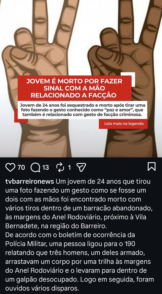 AndersonEYR's tweet photo. @anarcodenys @leiemcampo Estou mais preocupado com problemas REAIS como este, só que isto não importa pra militante de internet, então pode achar o que quiser e foda-se. https://t.co/njbeJynwjJ