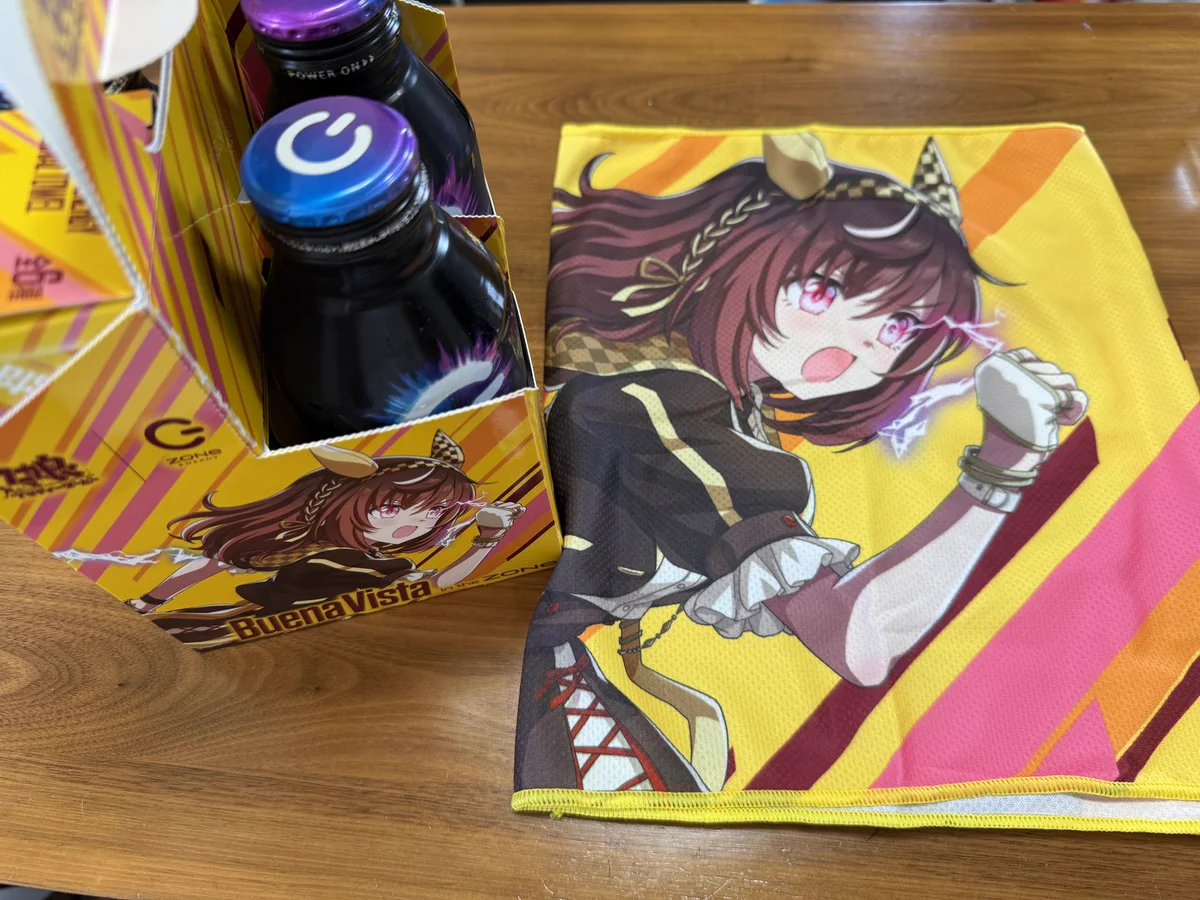 イオングループ限定 ZONe ENERGY×ウマ娘 タオル付きパックがファンに大人気