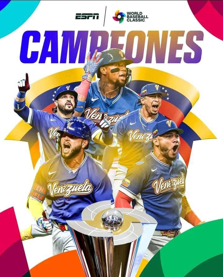 unguaroahi_'s tweet photo. Dejen de decir "csm con la vinotinto y el bocha Batista"

Venezuela no sirve para el futbol. Igual que China y la India

Pero Venezuela es CAMPEON del mundial de beisbol WBC, el verdadero deporte nacional, despues de ganarle a las potencias de USA y Japon. Valoren lo que se tiene https://t.co/n2DkndKHFR