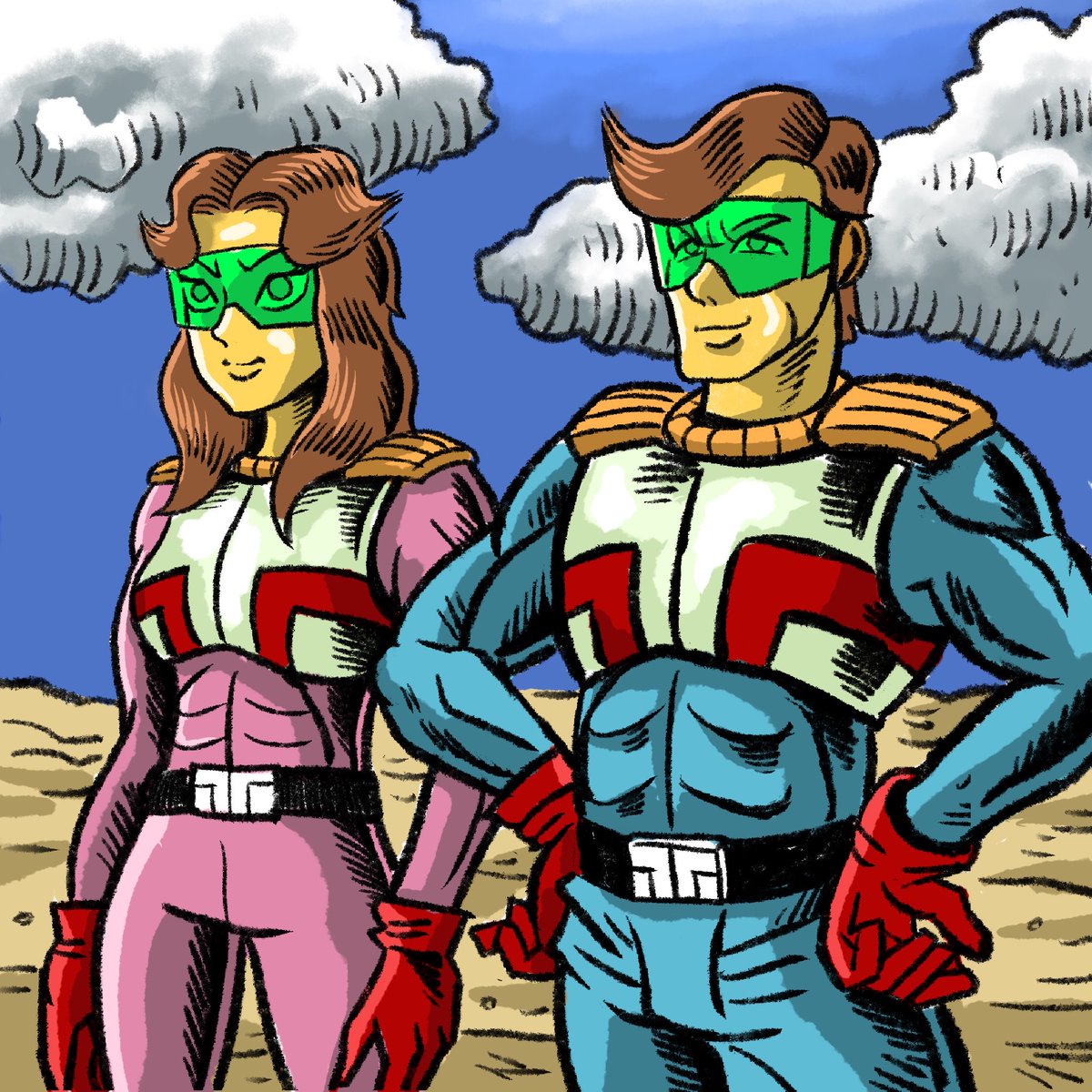ima_1966's tweet photo. おはようございます☀
最近、幾つかの大きめのイラストの仕事が入って来て新作を描く時間が捻出できず‥😭 https://t.co/Tbpfmd0abs