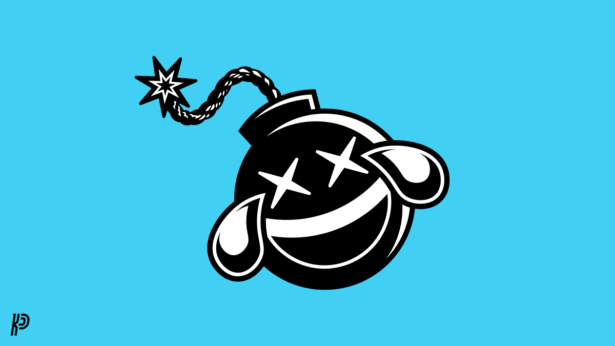 Kpapple23's tweet photo. Laughing Bomb Logo from a while back. https://t.co/gTKGDBwE3y