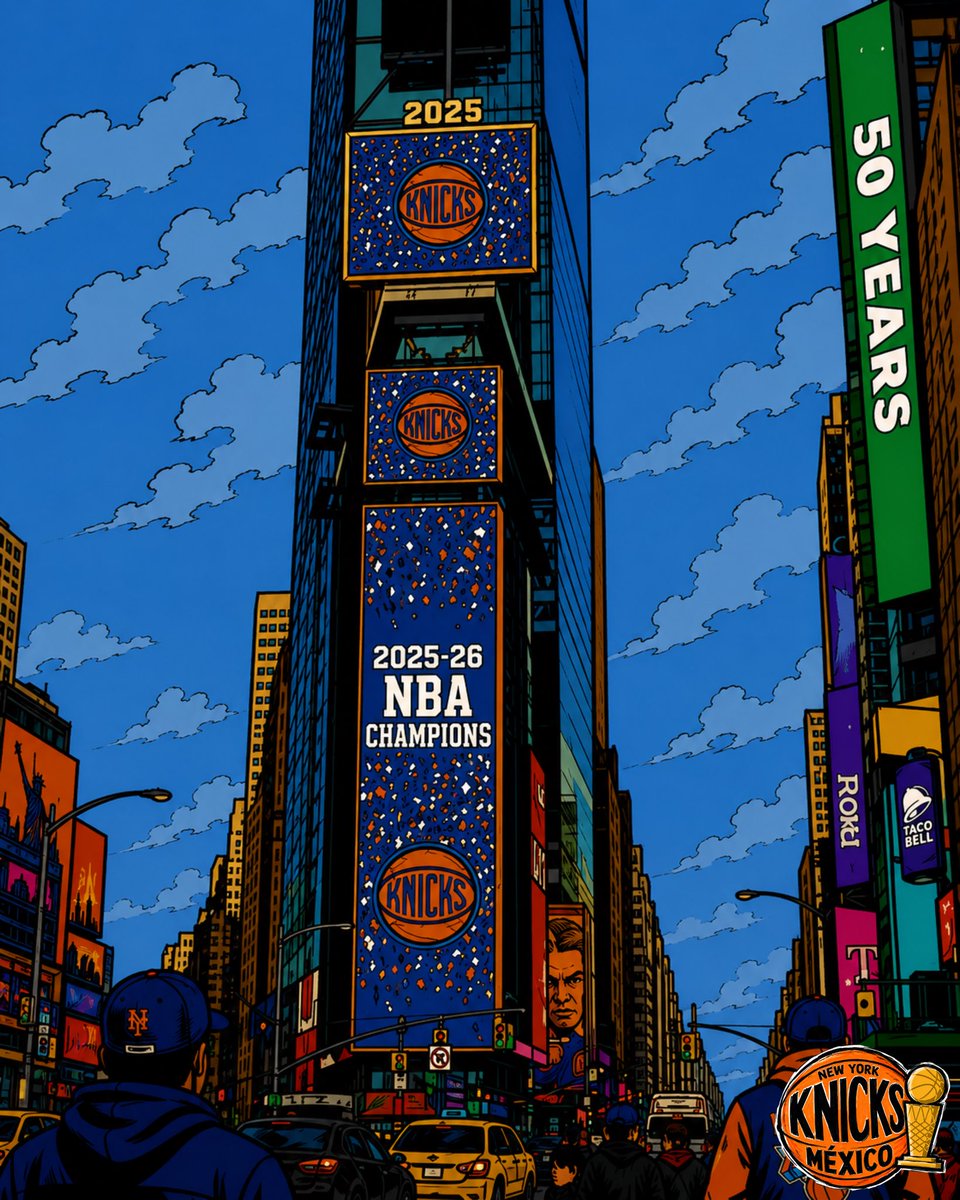 Knicks_Mexico's tweet photo. 🗽 Built by believers. Powered by New York. 🧡💙
#AlwaysKnicks https://t.co/iT4GMnFd9M