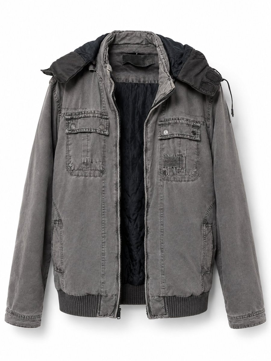 PajaroSol's tweet photo. El frío no avisa. 🥶
Campera bomber gris, capucha desmontable, interior acolchado, múltiples bolsillos. Talle L. Para el invierno que se viene. 🧥
👉 https://t.co/6NA0KQ11n6
#ModaHombre #Invierno #Argentina https://t.co/CGcc4mZm1K