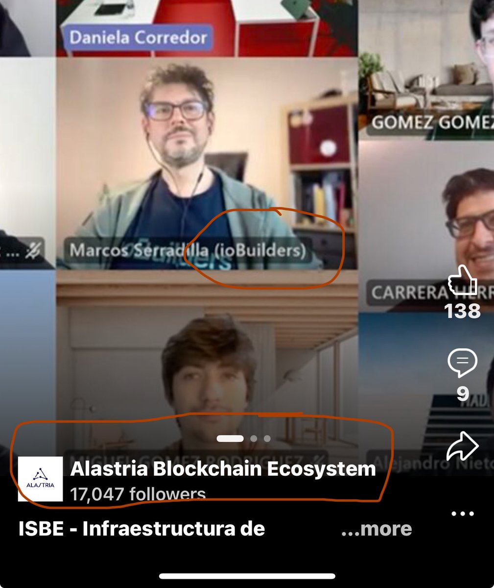 Francis73leal's tweet photo. When Rob Allen Confirms your suspicions of HEDERA, Alastria connections. Alastria and IOBuilders are from Spain😁😁 #hbar #hedera #alastria #projectdeuss #inatba #esbi https://t.co/Oo0N0bWgNR