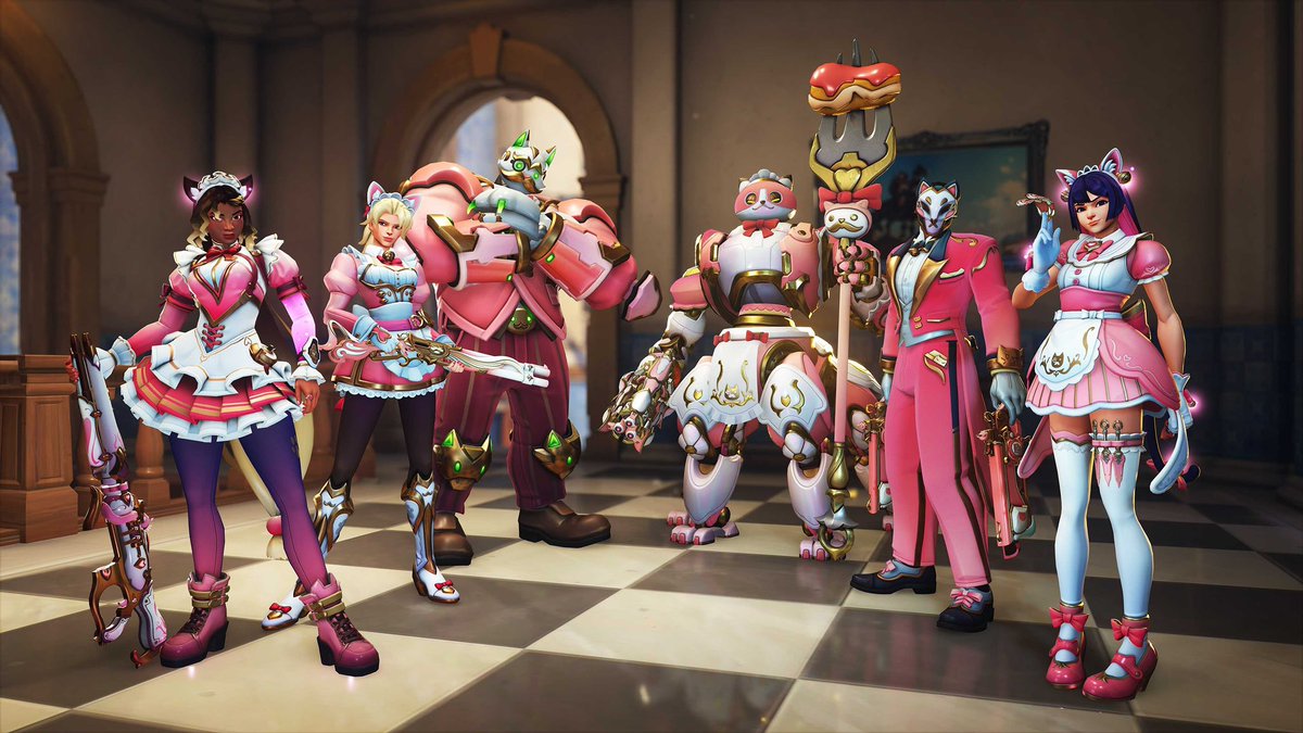 NyanoKitten's tweet photo. THIS IS LITERALLY MY NAME 😭🩷🩷🎀 AHHHH!!! @Blizzard_Ent @PlayOverwatch #overwatch #owtwt 💖🌸🎀🍨 https://t.co/4QJym5bKy2