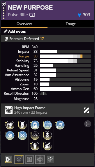 NapalmQ's tweet photo. @tapisbadatgames New Purpose from the Duality dungeon might be what you're looking for if you like 340 rpm pulses https://t.co/3WK81x8eAn