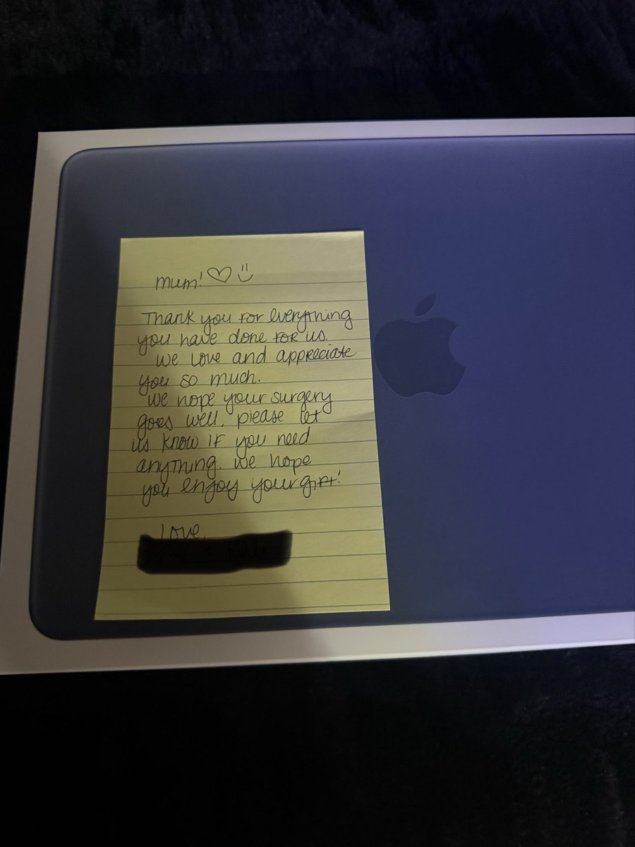 Svanvoo1's tweet photo. My sweet kids gave me the best gift and nicest note❤️ https://t.co/eQ8HoivsiB