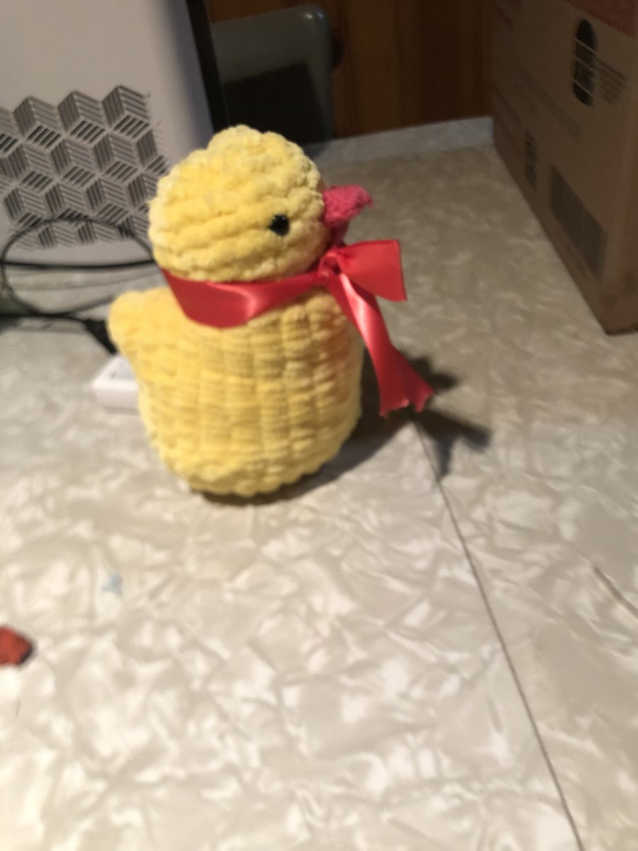 GoopyLizard's tweet photo. @SlickFrame  since he likes duckies, here's one I made by hand https://t.co/g5q18zhoJk