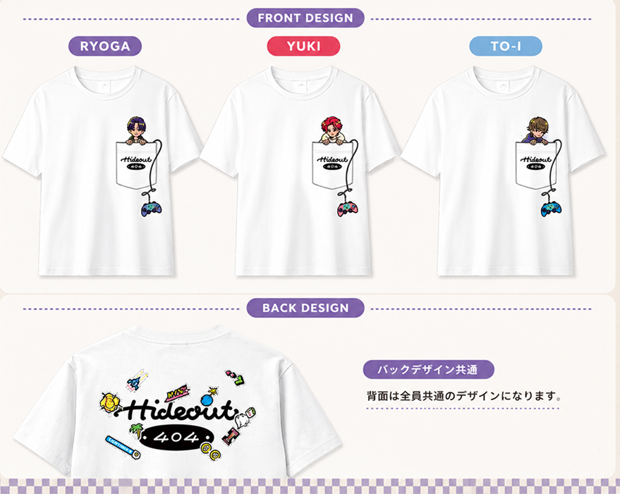 hideout_404's tweet photo. 「ハイドアウト404 Vol.7」の景品ソロTシャツに関しまして、大好評につき受注販売を実施することが決定いたしました。

【受注期間】
～2026年6月30日(火)23:59

ご購入はこちら
https://t.co/iv9mqA4ZeA https://t.co/33HuFt8rAT