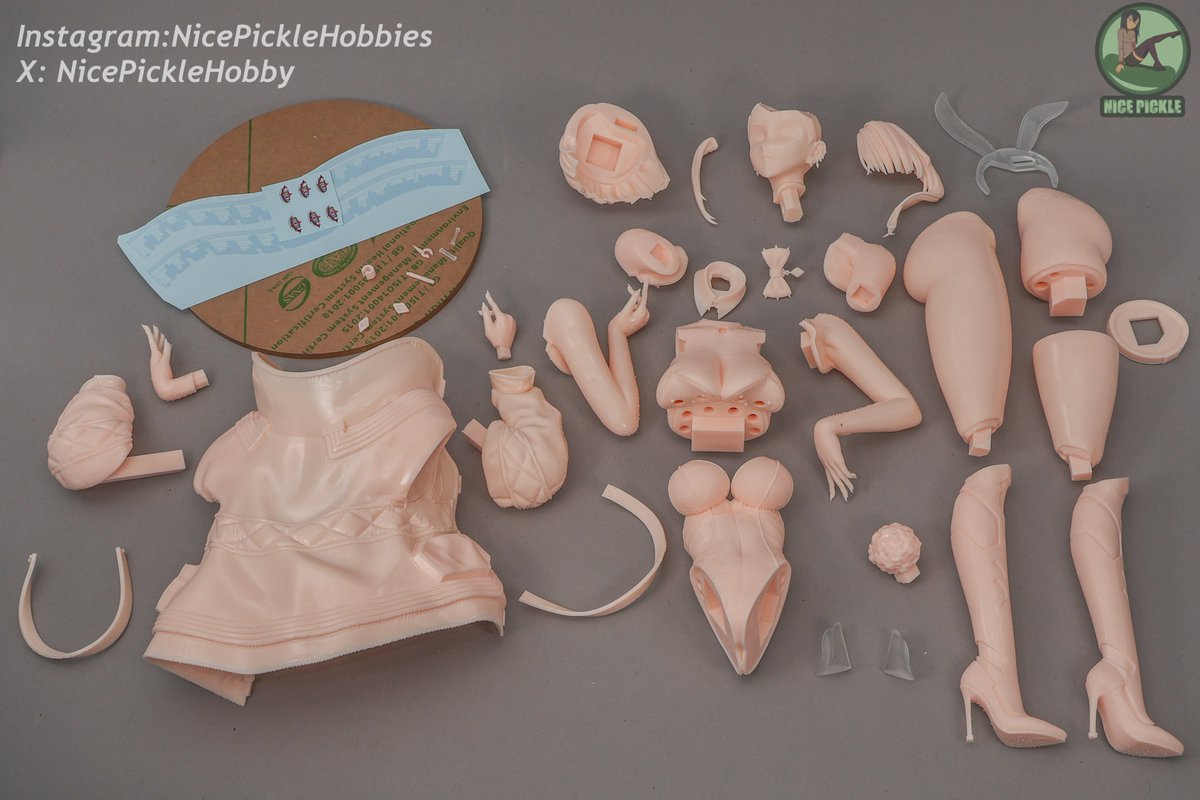 NicePickleHobby's tweet photo. Took a picture for the parts checklist. Just a reminder you can purchase the Lucy kit here:

https://t.co/CcIoE4h2V7

#Cyberpunk #Edgerunners #Lucy #シュタゲ https://t.co/qHzERr0L0s