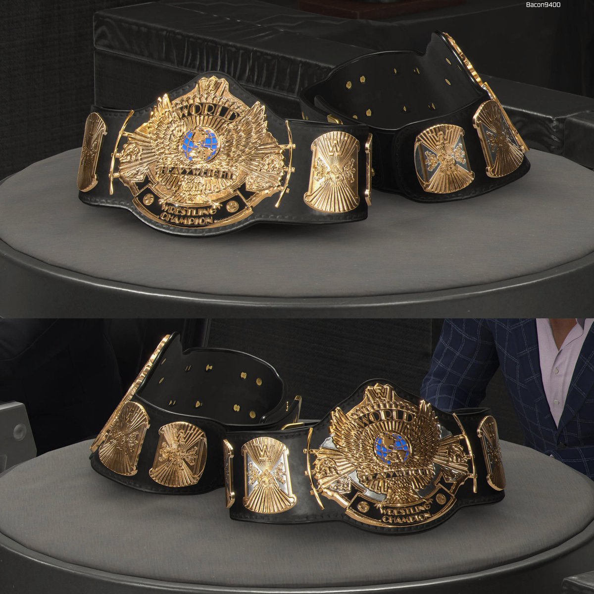 Sexybacon490's tweet photo. WWE Championship Set #4 Uploaded on CC #WWE2K26

Hashtag : Bacon9400 https://t.co/ZpvTfqzLQD