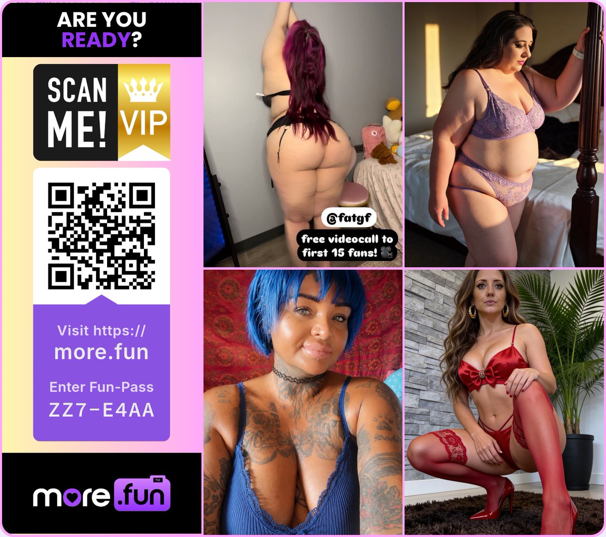 see_more_fun's tweet photo. 😈 These 4 OnlyFans creators are NOT holding back.
The full collage is waiting. And yes — it’s FREE to view.
📲 Scan the QR or use your Fun-Pass:
🎟️ ZZ7-E4AA https://t.co/tAd3bH8ghM