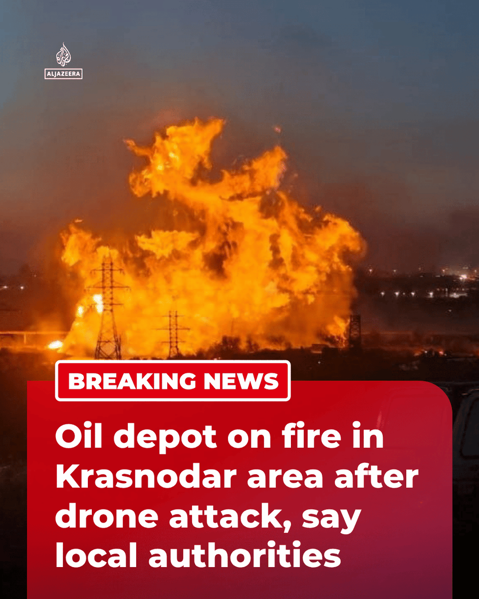 Drone Debris Sparks Massive Oil Depot Blaze in Southern Russia: Authorities Confirm No Casualties