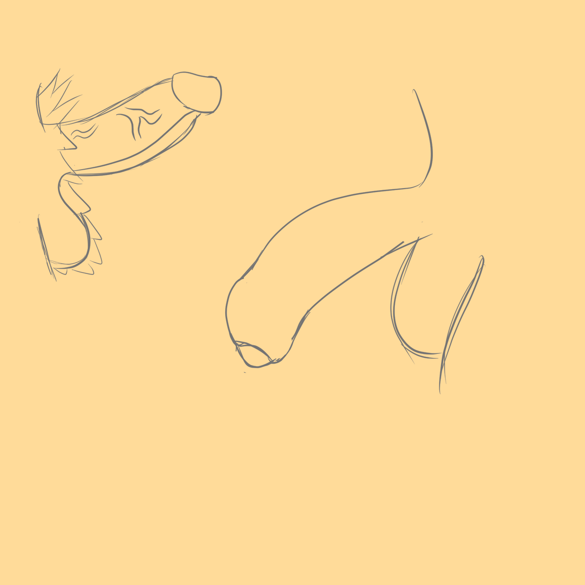 shadowsimp83's tweet photo. I wanted to try and do some anatomy study, figure out my tablet and feeling stuff, drawing bodies wasn't feeling well, so I drew some dicks, enjoy these two penars. https://t.co/ItYML1CkA6
