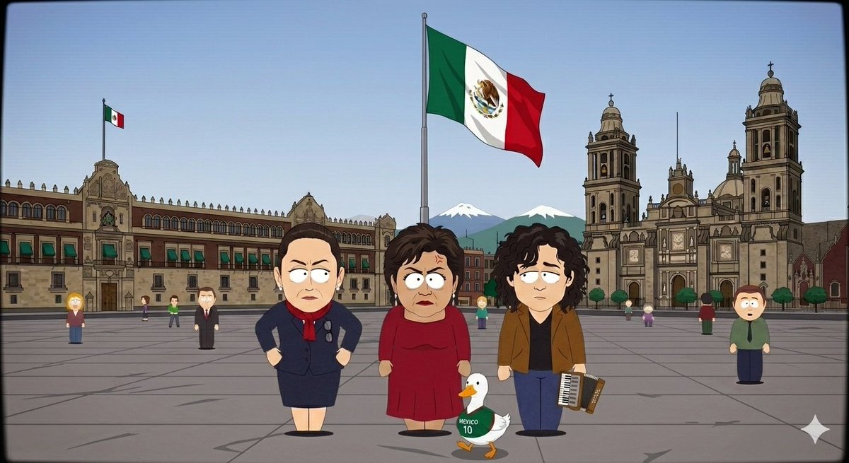 san56112's tweet photo. @record_mexico @GinaSanchez912 Mientras tanto, Claudia Sheinbaum, clara brugada y Julieta Venegas https://t.co/5TBfG89GK8