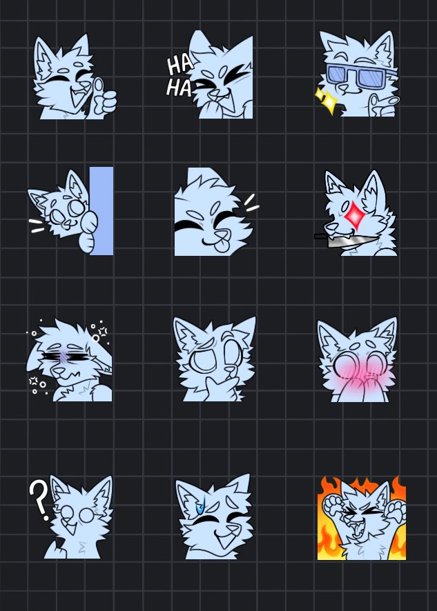 kozke_'s tweet photo. Yayyy im excited about this!! My very first set of emote base packs are out :) starting with wolf/fox version!!
Each pack is only $5!! Get all 3 on etsy for 15% off!!

⭐️ 2 people who repost this will receive this set (36 emote files) for free!!

#furry #furrybase #furryemotes https://t.co/0IpdWI88Lh