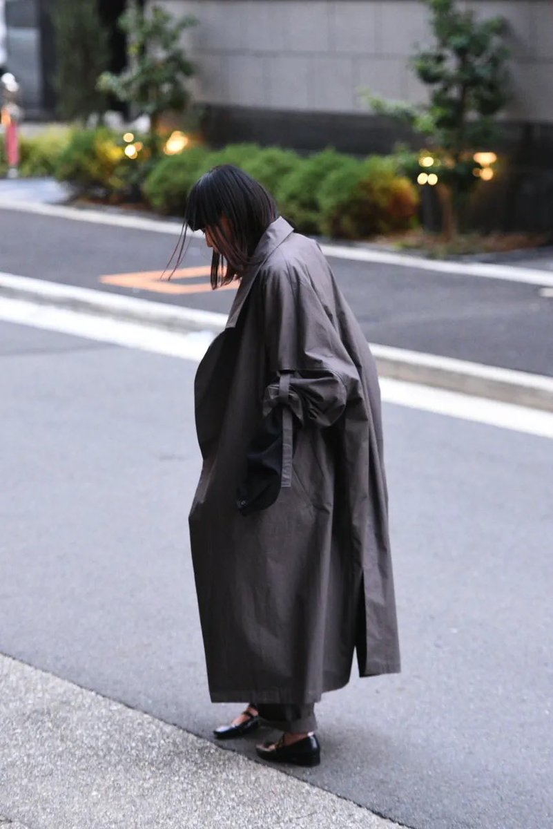 My Beautiful Landlet] Bafu Cottonワイドロングコート OVIE STUDIO