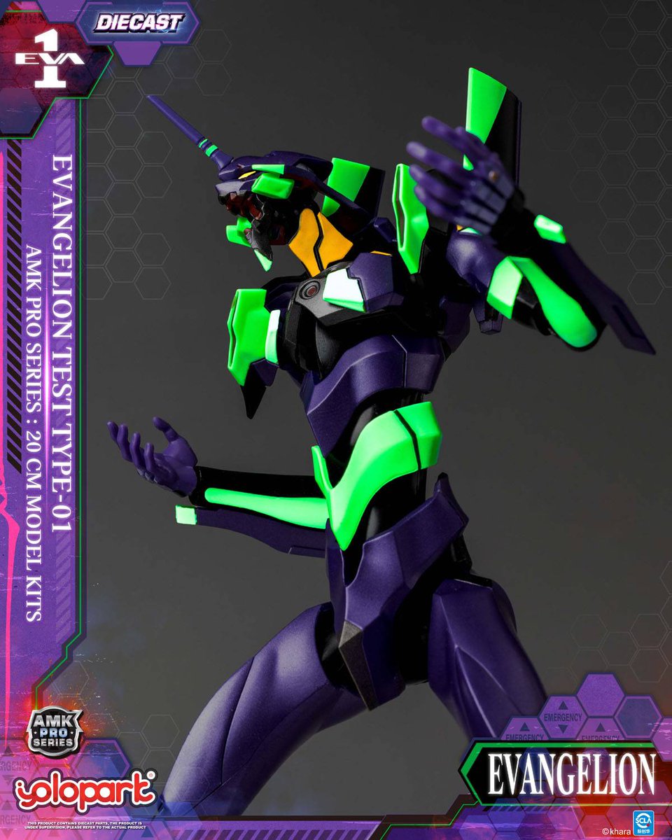 Nin_Nin_Game's tweet photo. Unleash the ultimate EVA! ⚡🤖
Evangelion Unit-01 AMK PRO returns fully upgraded with Spear of Longinus, EM-226 rotary gun, and battle-damaged head.
Pre-order now 👉 https://t.co/WTNJWZrNx2
#Evangelion #Unit01 #AMKPRO #MechaModel https://t.co/qyKrUNzDSw