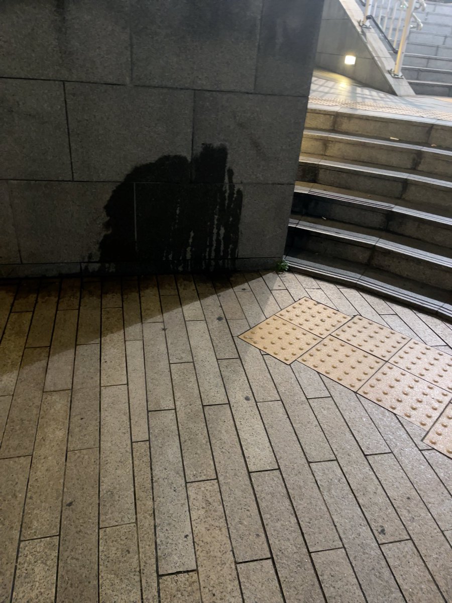 tachibrc5w's tweet photo. ションベン跡 https://t.co/618kj5J6DL