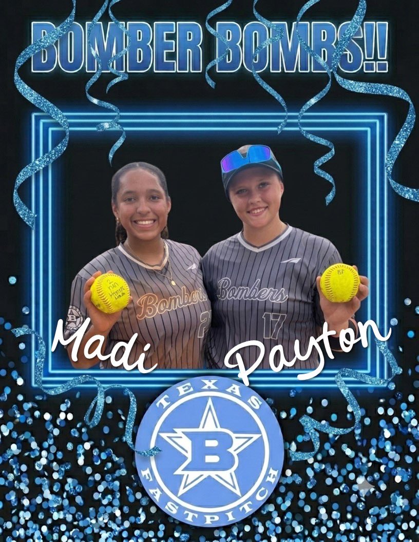 BombersFarmer's tweet photo. The ๐ฃ squad for this weekend!
#ClassOf2028
#2028Softball
#Recruiting
#SoftballRecruit
#Uncommitted
#StudentAthlete
#CollegeSoftball
#FutureRecruit https://t.co/gojBq2aL0G