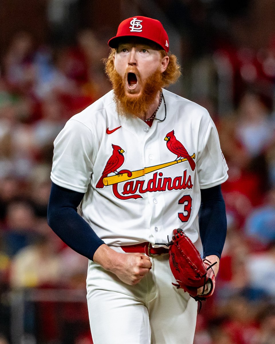 Cardinals's tweet photo. DUSTIN MAY COMPLETE GAME ONE-HIT SHUTOUT 🔥 https://t.co/ZTQKsHEW2T