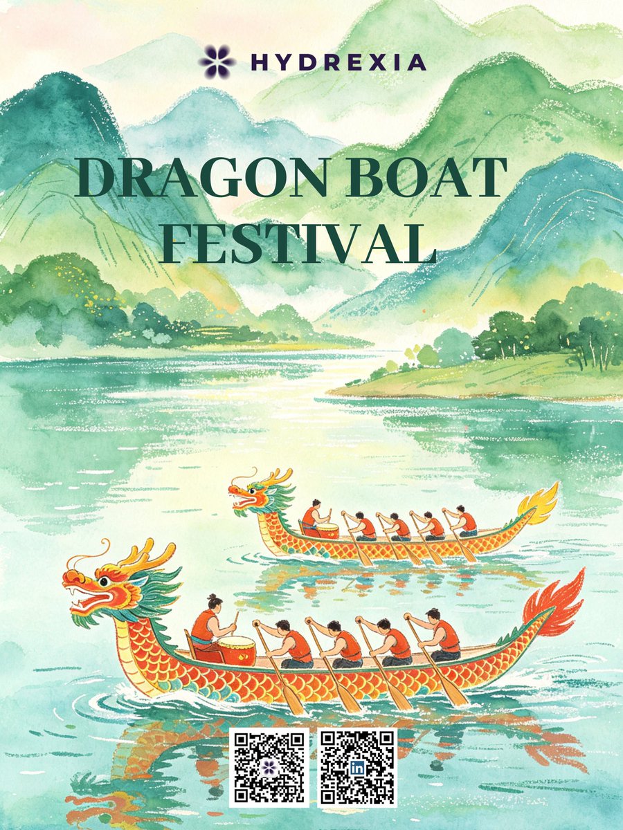 HydrexiaGroup's tweet photo. Peace &amp; Health for Dragon Boat Festival
#DragonBoatFestival #HydrogenEnergy #CleanEnergy #GreenFuture https://t.co/rlMM5RGTvr
