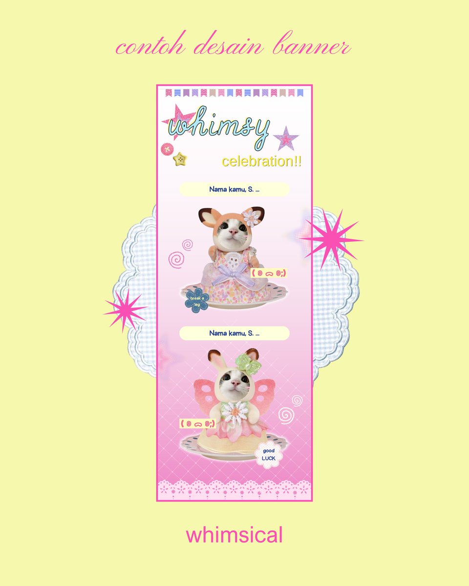 larazzpb's tweet photo. @raavthingss banner apakah ituuu. aku bisa bikin banner freebrequest sesuai kebutuhan 🤍 bisa untuk personal use, organisasi, event, dll ✦ start from 20k yahh. cek @/see.laras on 1g buat porto dan testi 🦦 WA: https://t.co/0lvFMZmM4V https://t.co/JbGnEvZMpu