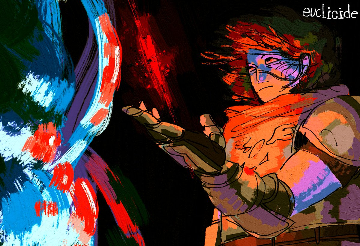 euclicide's tweet photo. Colors in the mirror-maze #DELTARUNE https://t.co/pWyDe1Tm2f