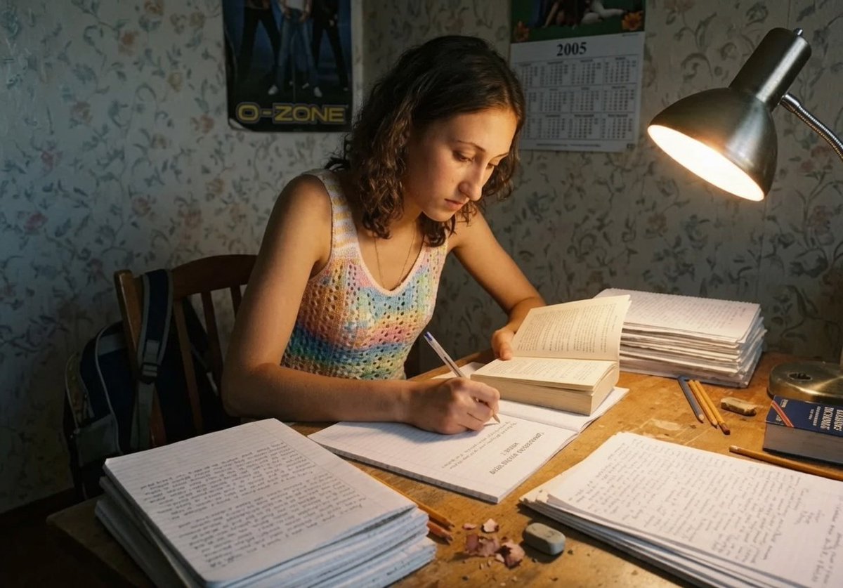 WolfofX's tweet photo. In 2005, 15-year-old Viorica Cimpoca from Moldova wanted to read Harry Potter and the Half-Blood Prince so badly that she copied the entire book by hand.

The novel was difficult to obtain in Moldova at the time, and buying or importing a copy was too expensive for her family. 

After borrowing the book from a friend, she spent about a month carefully writing every page into five notebooks.

The remarkable story was reported by the BBC shortly after the book's release and became one of the most memorable examples of a reader's dedication to a favorite series. 

Long before e-books and instant downloads, Viorica created her own copy the hard way, one handwritten page at a time.