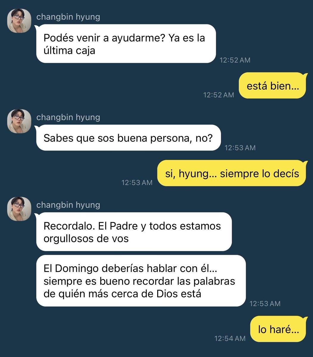 minhosstars's tweet photo. 75 . cada vez se ponía peor la conversación https://t.co/BoWHxFPYGB