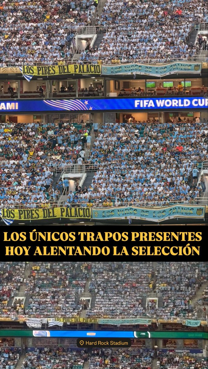 lpdp7663oficial's tweet photo. Los únicos trapos alentando a la selección.. lo demás es todo cuento https://t.co/H7MgA0wEQr