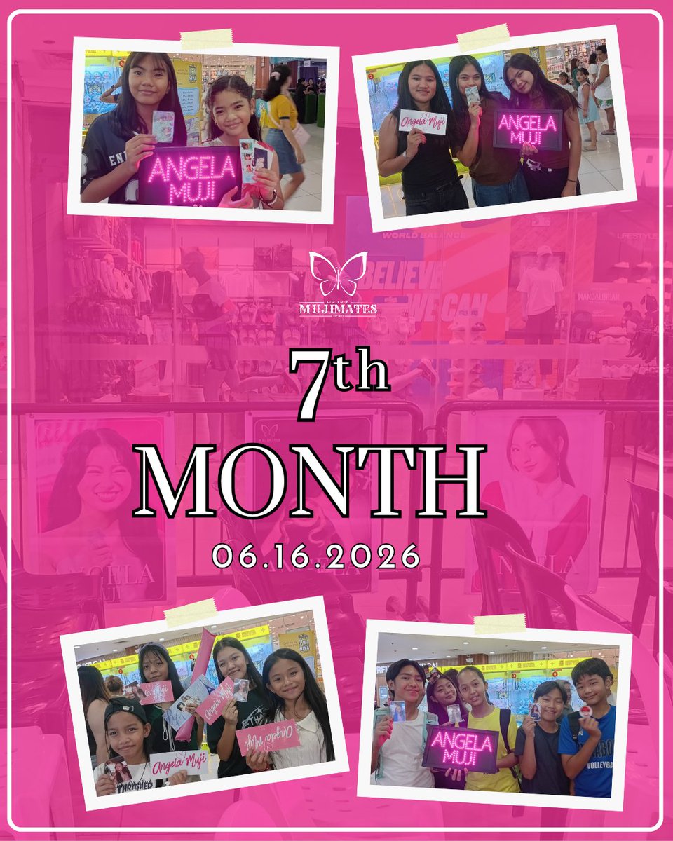 s_muji99611's tweet photo. Happy 7th Monthsary, mates!

Another month of happy fan-girling and support to our @angela_muji 🩷🤍

Member search soon? Stay tune!

#AngelaMuji https://t.co/UCBqC5ElHp