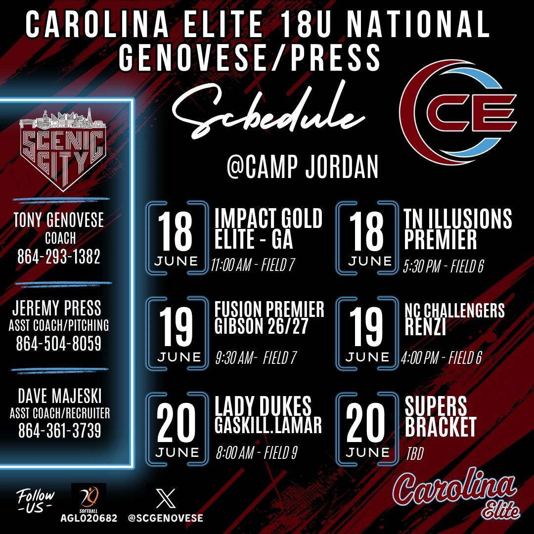 makaylajbess's tweet photo. Great first tournament with @ScGenovese ! Excited for Scenic City coming up...

Weekend tournament highlights and Scenic City Schedule ⬇️⬇️ https://t.co/XqrSThr7f7