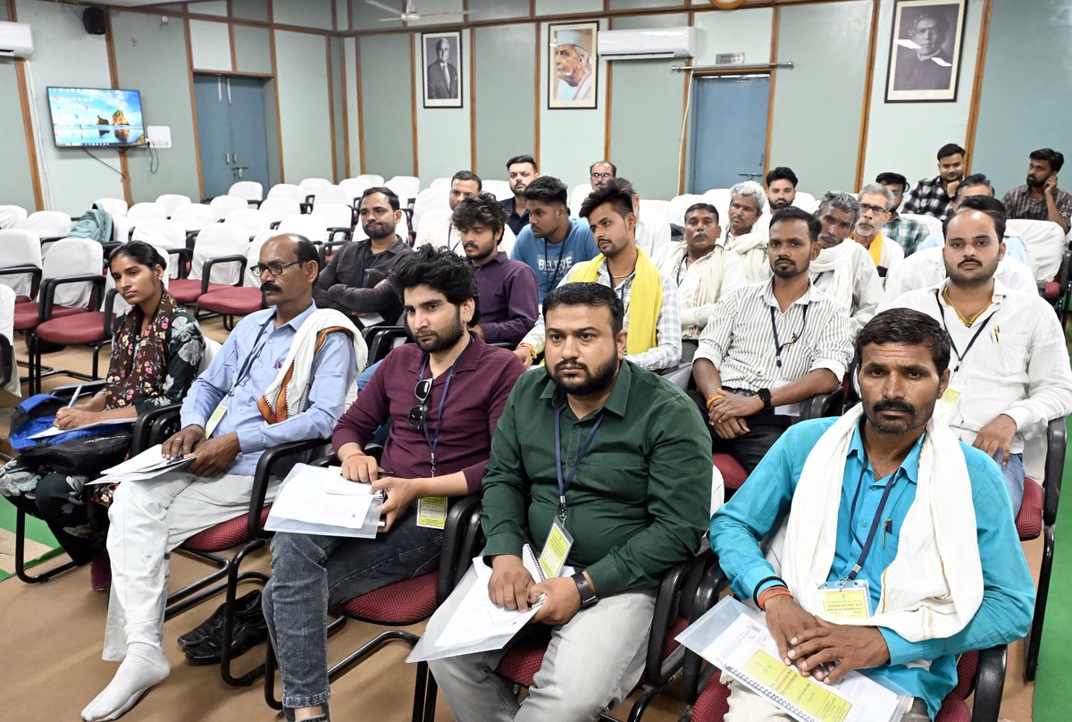 IcarIgfri's tweet photo. *Week-Long EDP Training on Commercial Goat Farming Inaugurated at ABIC, ICAR-IGFRI, Jhansi*

A 6-day Entrepreneurship Development Programme (EDP) Training-cum-Workshop on "Commercial Goat Farming: A Farm-to-Market Business Model" kicked off on 15 June at the Agri-Business Incubation Centre (ABIC), ICAR-Indian Grassland and Fodder Research Institute (IGFRI), Jhansi. 

Organized under the NAIF (Component-II) project, the training program will run from June 15 to June 20, 2026, aiming to equip budding entrepreneurs with end-to-end business models in goat husbandry.

The inaugural function was graced by Chief Guest Dr. Sanjay Kumar Singh, Chief Veterinary Officer (CVO), Jhansi. In his address, Dr. Singh emphasized the immense potential of goat farming as a highly profitable venture and briefed the participants on various lucrative government policies, subsidies, and schemes designed to help them successfully transition into entrepreneurs.

Earlier, Dr. P.K. Pathak, Course Director, formally welcomed the chief guest, PI, Co-PIs, Heads of Departments, and the trainees. He also provided a comprehensive overview of ABIC’s ongoing incubation activities and support systems.

Dr. Vijay Kumar Yadav, PI (NAIF), highlighted the strategic importance of goat farming in rural economies and shared invaluable practical tips for entrepreneurship development. Providing further insights into the structured week-long curriculum, Dr. Pooja Tamboli, Course Coordinator, briefed the gathering on the core program activities and technical sessions lined up for the trainees.
The inaugural session saw active participation from 22 registered trainees, alongside senior leadership and Heads of Divisions, including Dr. Awanindra Kumar Singh (Head ST), Dr. Sanjay Kumar Singh (Head FMPHT) and Dr. Purushottam Sharma (Head PAR).

The inaugural program concluded with a formal vote of thanks delivered by Dr. Rajiv Kumar Agrawal, expressing gratitude to the dignitaries, experts, and participants for making the launch a success.
@ChouhanShivraj @OfficeofSSC @mpbhagirathbjp @PIB_India @DDKisanChannel @airnewsalerts @AgriGoI @icarindia @mygovindia